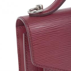 Pre Owned Louis Vuitton Fushia Epi Monceau BB