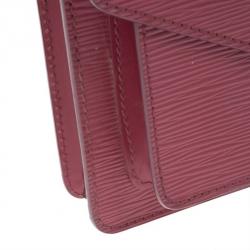Pre Owned Louis Vuitton Fushia Epi Monceau BB