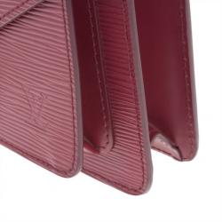 Pre Owned Louis Vuitton Fushia Epi Monceau BB