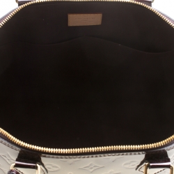 Pre Owned Louis Vuitton Amarante Monogram Vernis Alma GM Bag