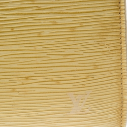 Pre Owned حقيبة إكسسوارات صغيرة لوي فيتون جلد أيبي صفراء