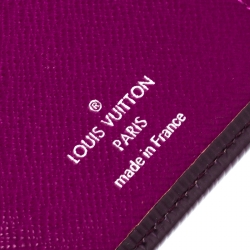 Pre Owned محفظة لوي فيتون جلد إيبي بنفسجية