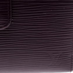 Pre Owned محفظة لوي فيتون جلد إيبي بنفسجية