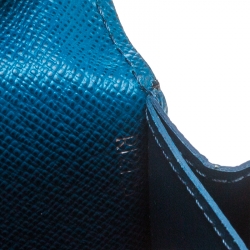 مملوكة مسبقًا محفظة لوي فيتون جلد إيبي زرقاء