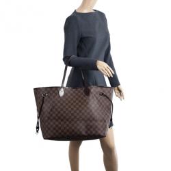 Pre Owned Louis Vuitton Damier Ebene Neverfull GM Tote