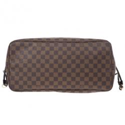 Pre Owned Louis Vuitton Damier Ebene Neverfull GM Tote