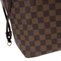 Pre Owned Louis Vuitton Damier Ebene Neverfull GM Tote