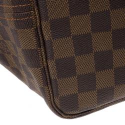 Pre Owned Louis Vuitton Damier Ebene Neverfull GM Tote