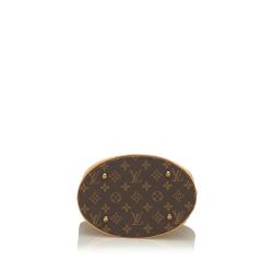Pre Owned Louis Vuitton Monogram Canvas Petit Bucket Bag