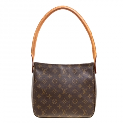 Pre Owned Louis Vuitton Monogram Canvas Looping MM Bag
