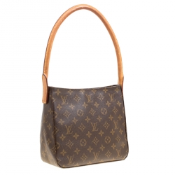 Pre Owned Louis Vuitton Monogram Canvas Looping MM Bag