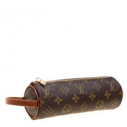 Pre Owned Louis Vuitton Monogram Canvas Trousse Ronde 20 Case