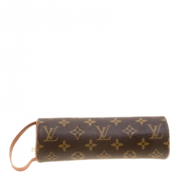 Pre Owned Louis Vuitton Monogram Canvas Trousse Ronde 20 Case