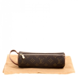 Pre Owned Louis Vuitton Monogram Canvas Trousse Ronde 20 Case
