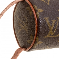 Pre Owned Louis Vuitton Monogram Canvas Trousse Ronde 20 Case