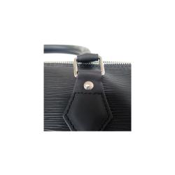 Pre Owned Louis Vuitton Noir Epi Leather Speedy 35 Bag
