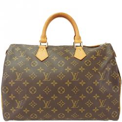 Pre Owned Louis Vuitton Monogram Canvas Speedy 35 Bag