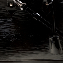 Pre Owned Louis Vuitton Black Electric Epi Alma PM Bag