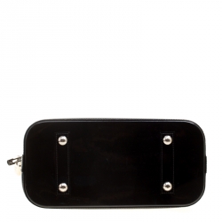 Pre Owned Louis Vuitton Black Electric Epi Alma PM Bag