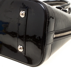 Pre Owned Louis Vuitton Black Electric Epi Alma PM Bag