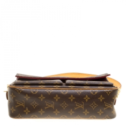 Pre Owned حقيبة لوي فيتون فيفا سيت كانفاس مونوغرامي MM