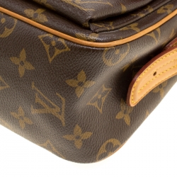 Pre Owned حقيبة لوي فيتون فيفا سيت كانفاس مونوغرامي MM