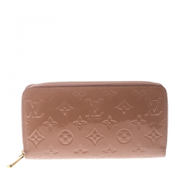 Louis Vuitton Noisette Monogram Vernis Zippy Wallet