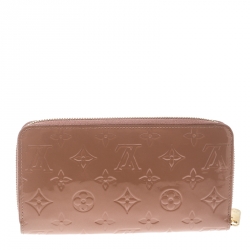 Louis Vuitton Noisette Monogram Vernis Zippy Wallet