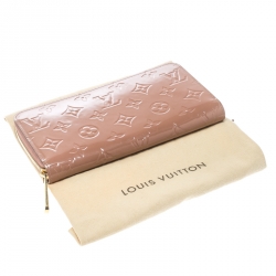 Louis Vuitton Noisette Monogram Vernis Zippy Wallet