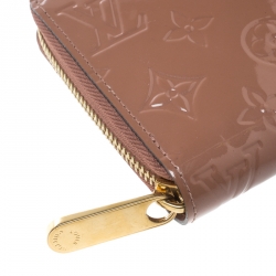 Louis Vuitton Noisette Monogram Vernis Zippy Wallet