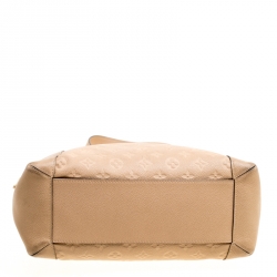 Pre Owned Louis Vuitton Dune Empriente Leather Bagatelle Bag
