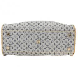 Pre Owned Louis Vuitton Encre Monogram Mini Lin Josephine GM Satchel