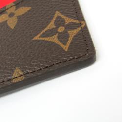 مملوكة مسبقًا Louis Vuitton Monogram Canvas Tribal Mask Card Holder