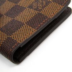 Pre Owned Louis Vuitton Damier Ebene Canvas Pocket Organizer