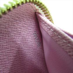 Pre Owned Louis Vuitton White Monogram Multicolore Zippy Wallet