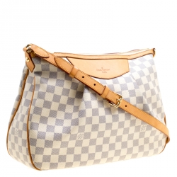 Pre Owned Louis Vuitton Damier Azur Canvas Siracusa MM Bag