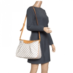 Pre Owned Louis Vuitton Damier Azur Canvas Siracusa MM Bag