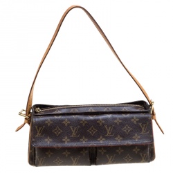 Pre Owned حقيبة لوي فيتون فيفا سيت كانفاس مونوغرامي MM