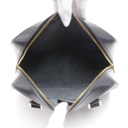 مملوكة مسبقًا حقيبة لوي فيتون سابلون جلد أيبي سوداء