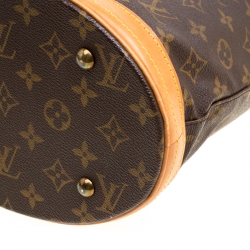 Pre Owned Louis Vuitton Monogram Canvas Petit Bucket Bag