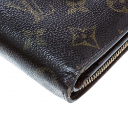 Pre Owned Louis Vuitton Monogram Canvas French Purse Wallet