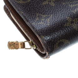 Pre Owned Louis Vuitton Monogram Canvas French Purse Wallet