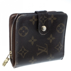 Pre Owned Louis Vuitton Monogram Canvas French Purse Wallet