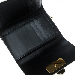 Pre Owned Louis Vuitton Black Suhali Leather Le Somptueux Wallet