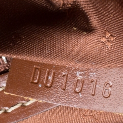 Pre Owned Louis Vuitton Brown Suhali Leather Lockit MM Bag