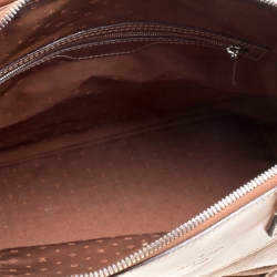 Pre Owned Louis Vuitton Brown Suhali Leather Lockit MM Bag