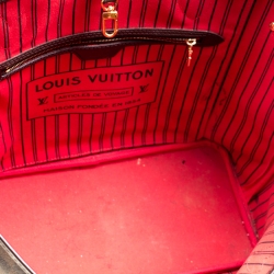 Louis Vuitton Damier Ebene Canvas Neverfull MM Bag