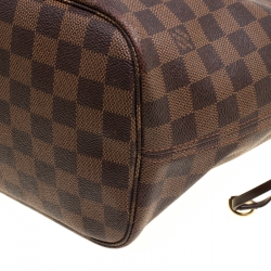 Louis Vuitton Damier Ebene Canvas Neverfull MM Bag