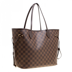 Louis Vuitton Damier Ebene Canvas Neverfull MM Bag