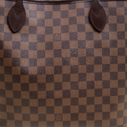 Louis Vuitton Damier Ebene Canvas Neverfull MM Bag